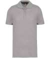 WK274 WK Designed to Work Anti-Bacterial Piqué Polo Shirt Oxford Grey colour image